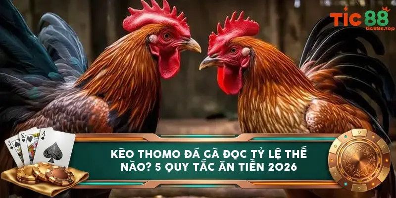 Kèo Thomo đá gà đọc tỷ lệ thế nào? 5 quy tắc ăn tiền 2026