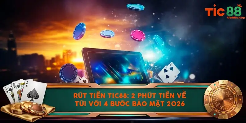 Rút tiền TIC88: 2 phút tiền về túi với 4 bước bảo mật 2026 Rút tiền TIC88: 2 phút tiền về túi với 4 bước bảo mật 2026
